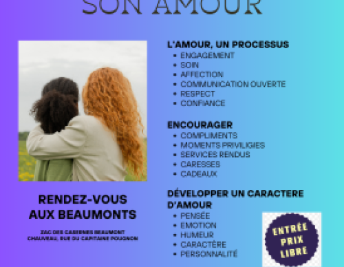 Affiche de l'atelier Communiquer son amour 